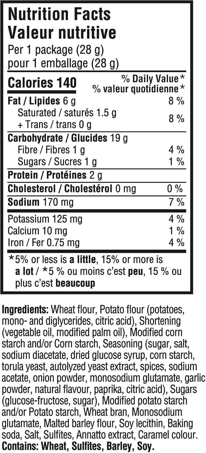 Crispers All Dressed Flavour Crackers 18 Packs 504 g (28g bags each)