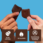 AWAKE - Caffeinated Chocolate Bites - Caramel Milk Chocolate, 50 Count - 50mg Caffeine - Individually Wrapped Energy Bites - Coffee Alternative - Fairtrade, Gluten Free, Non GMO - 0.48oz