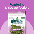 gimMe Organic Roasted Seaweed Sea Salt Favour Snacks 30g Multipack 6 x 5g