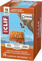 Clif Bar, Energy Bars, Crunchy Peanut Butter, 1.02 kg (Pack of 15)