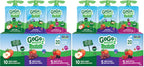 GoGo squeeZ Fruit Sauce Variety Pack, Apple, Strawberry, Peach, Banana, No Sugar Added. 90g per pouch, Pack of 20
