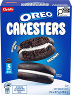 Oreo, Cakesters Soft Snack Cakes, Original, 285g (Pack of 5, 57g each)
