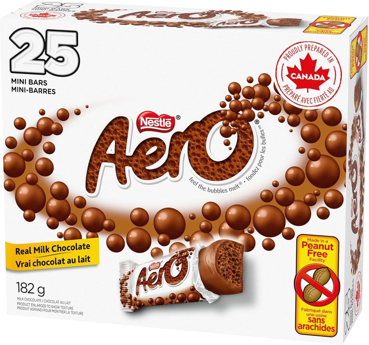 AERO Mini Bars, Milk Chocolate, 182 g