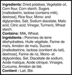 Pringles Salt and Vinegar Chips, 156 Grams