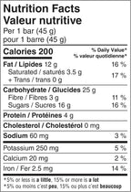 LÄRABAR Chocolate Chip, Fruit and Nut Energy Bar, Pack of 16 Bars, Gluten Free, Vegan, Family Pack, Snack Bars, 720 Grams Package