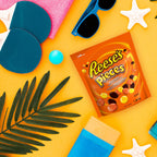 REESE'S PIECES Peanut Butter Candy, Resealable Bulk Bag, 1.36 kg