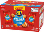 RITZ BITS Mini Cheese Flavoured Sandwich Crackers, Pack of 30