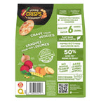 Dare Veggie Crisps Barbecue - Crunchy, Popped Snacks Made with Real Vegetables like Yellow and Green Peas, Tomatoes, and Carrots 100g Pack