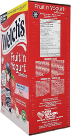 Welch's Fruit 'n Yogurt Snacks, 36 × 20 g - Delicious Fruit-Flavored Snacks Coated in Creamy Yogurt