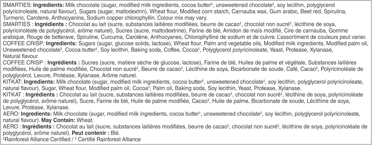 FAVOURITES Mini Bars & Candies, 237 g