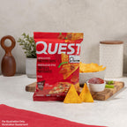 Quest Nutrition Chili Lime Flavour Tortilla Style Protein Chips, High Protein, Baked, Not Fried, Gluten Free, 1g Sugar, 4g Carbs, 8ct