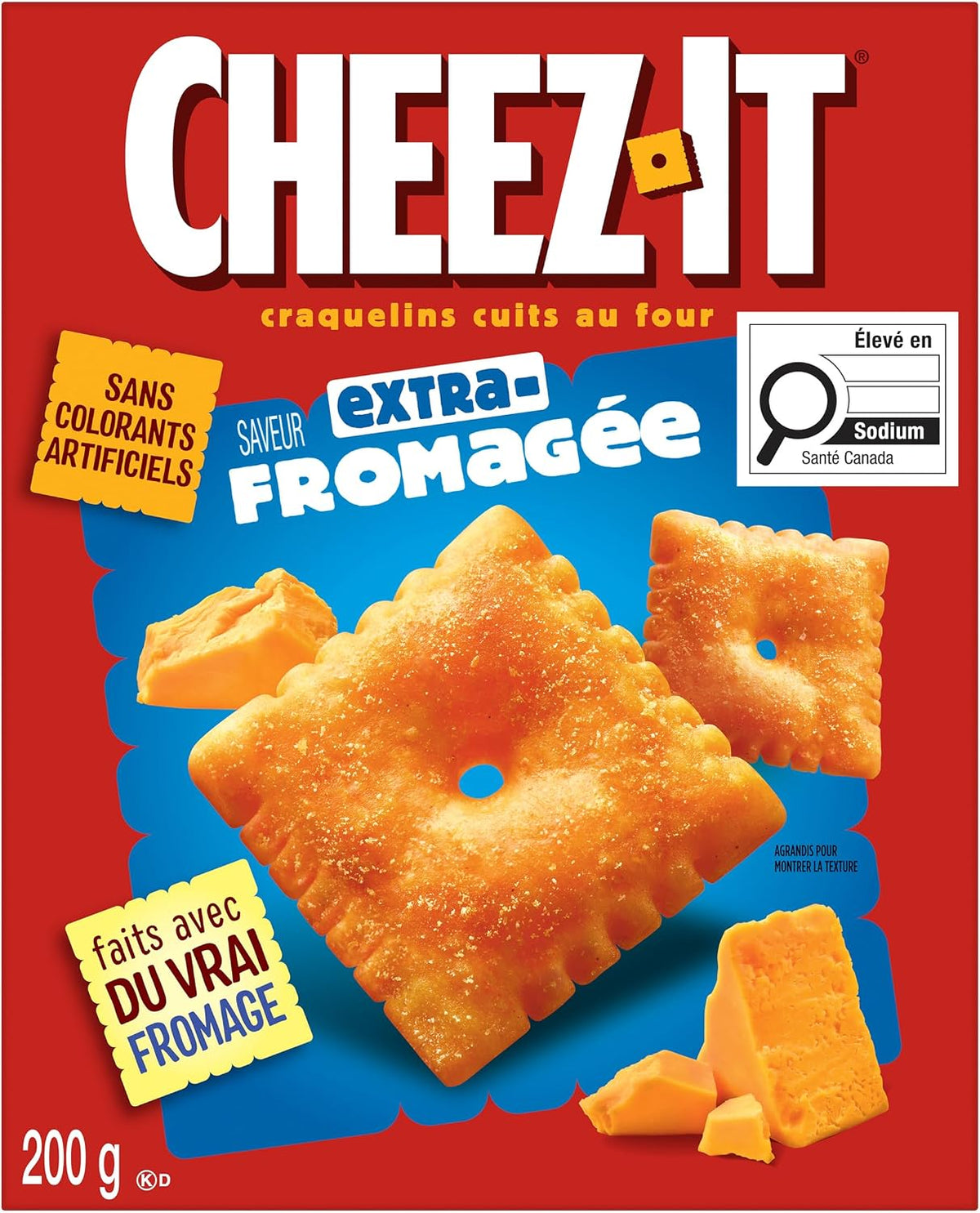 Cheez-It Baked Snack Crackers Extra Cheesy Flavour 200 gram