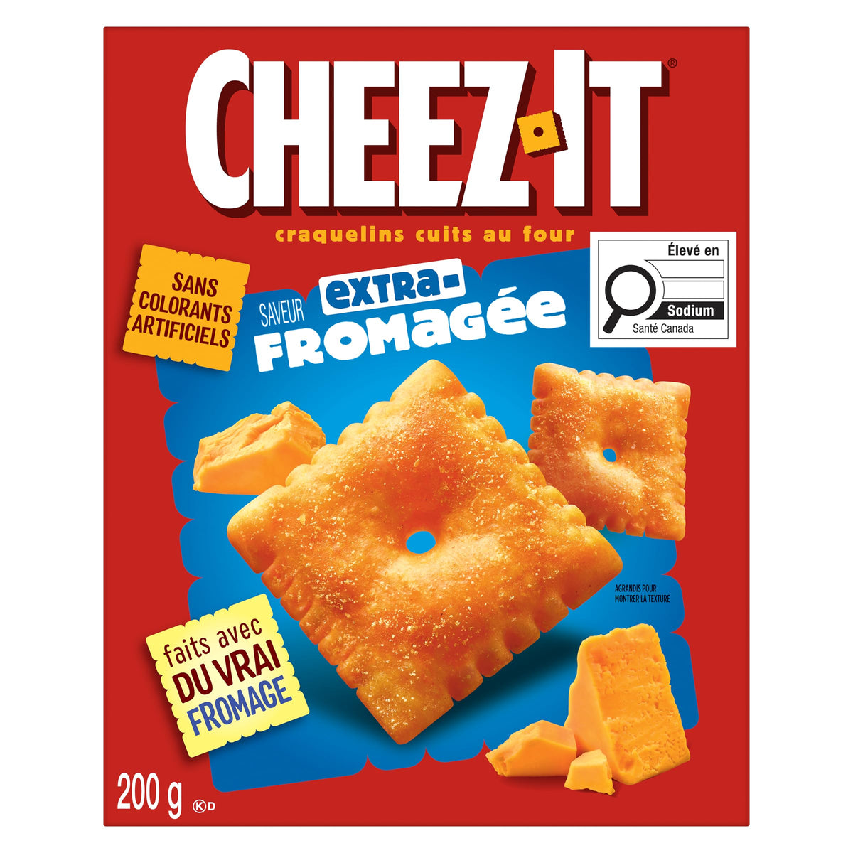 Cheez-It Baked Snack Crackers Extra Cheesy Flavour 200 gram
