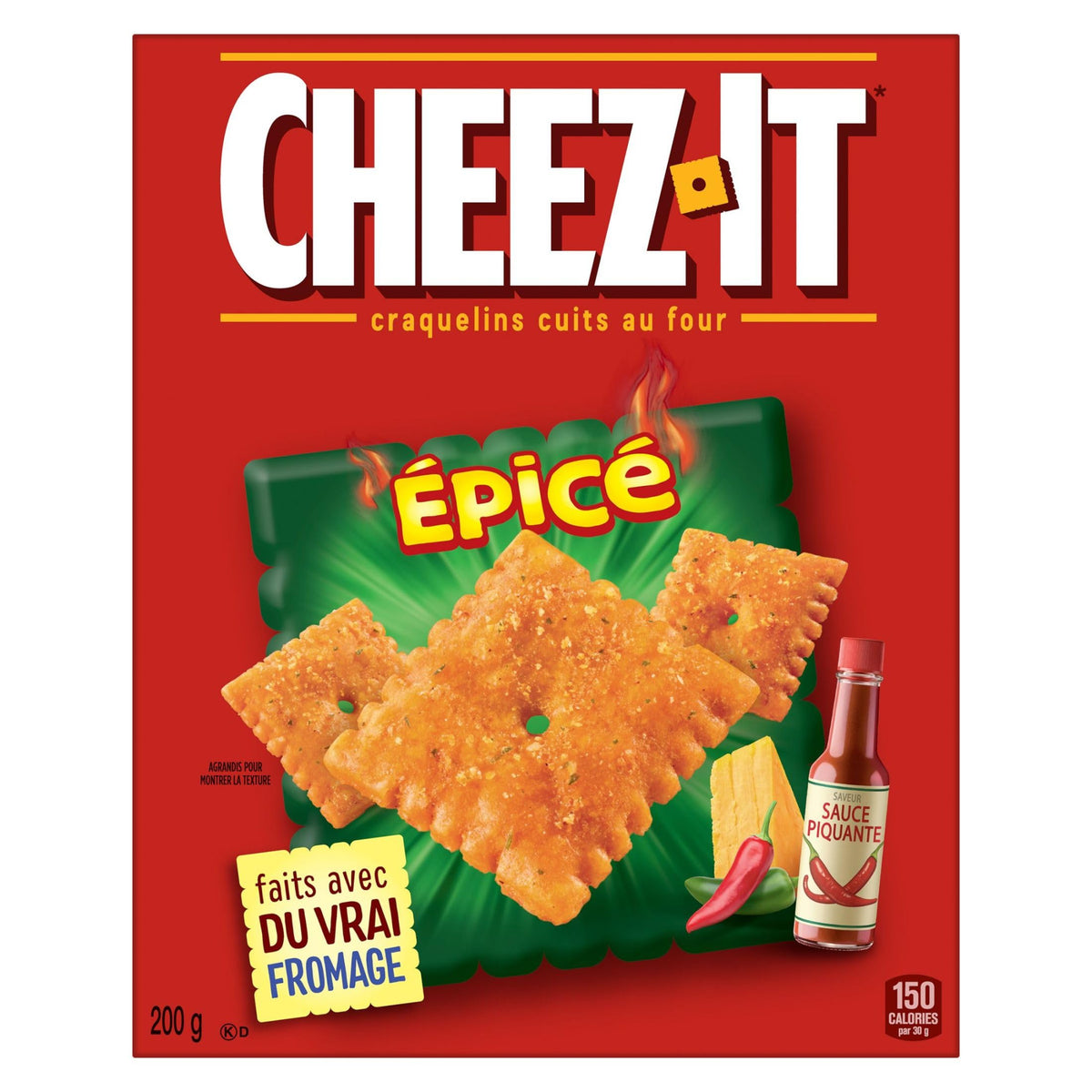 Cheez-It Baked Snack Crackers Extra Cheesy Flavour 200 gram