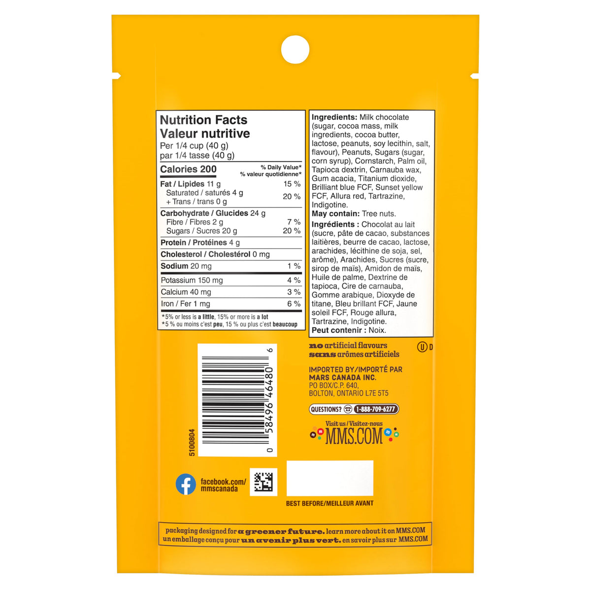 M&M’S Peanut Milk Chocolate Candy, Celebration Size Share Bag, 1kg – Bulk Party Candy for Sharing, Events, Movie Nights & Holidays