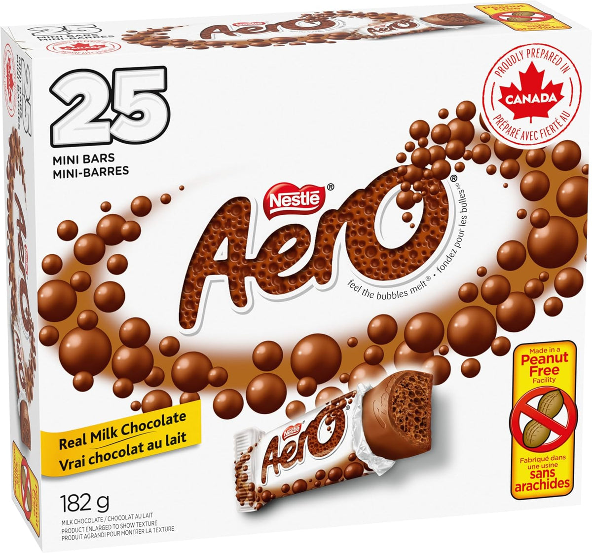 AERO Mini Bars, Milk Chocolate, 182 g