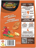 Dare Veggie Crisps Barbecue - Crunchy, Popped Snacks Made with Real Vegetables like Yellow and Green Peas, Tomatoes, and Carrots 100g Pack