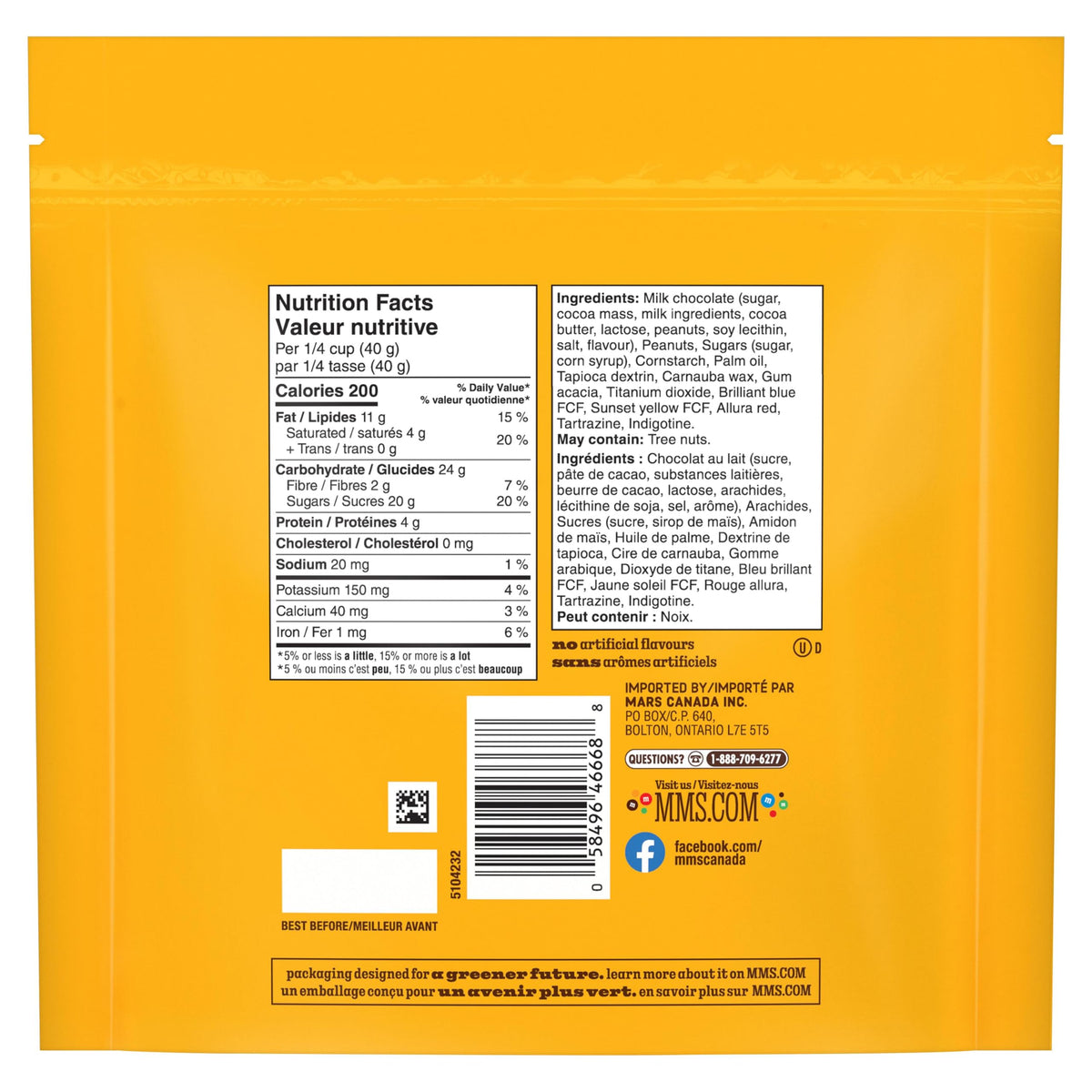 M&M’S Peanut Milk Chocolate Candy, Celebration Size Share Bag, 1kg – Bulk Party Candy for Sharing, Events, Movie Nights & Holidays