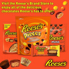 REESE'S PIECES Peanut Butter Candy, Resealable Bulk Bag, 1.36 kg