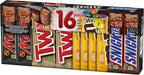 MARS, TWIX & M&M’S Peanut Assorted Chocolate Candy Bars Variety Pack, 16 Full Size Bars (840g) – Individually Wrapped Mixed Chocolate Favourites