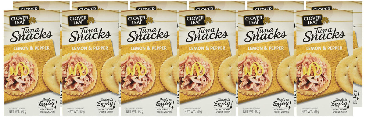 Clover Leaf Classic Tuna Salad Snack Kit, 90g, 12 Count