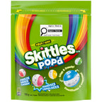 SKITTLES POP’D Original Freeze-Dried Candy, Crunchy Fruity Candy Snack for Sharing, Movie Nights & Parties, 155g
