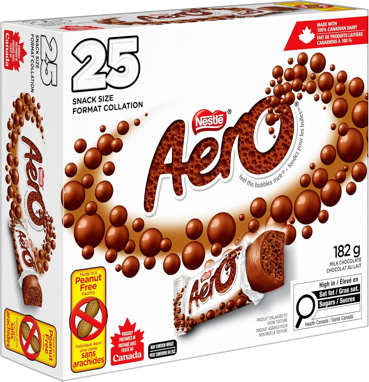 AERO Mini Bars, Milk Chocolate, 182 g