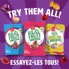 REALFRUIT Superfruits Gummy Candy - Made with Real Fruit, Vegan, Gluten & Peanut-Free Snack for Adults and Children, Proudly Canadian Company, Cranberry, Black Currant, Blueberry and Blackberry, 180g