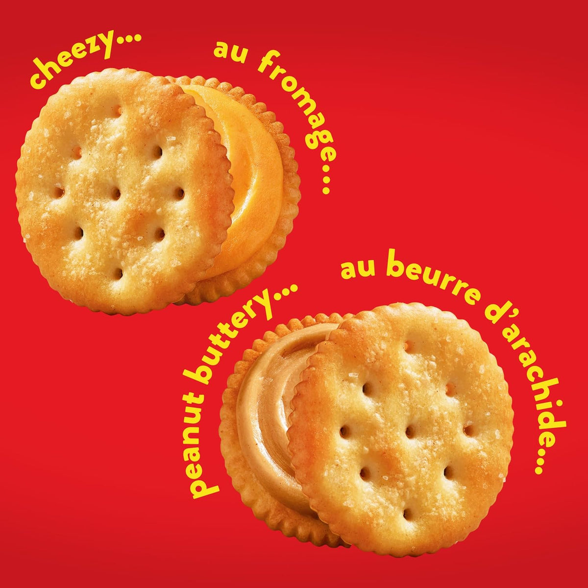 Ritz Snackwiches, Cheese Flavoured, Real Peanut Butter Crackers, 1.23 kg