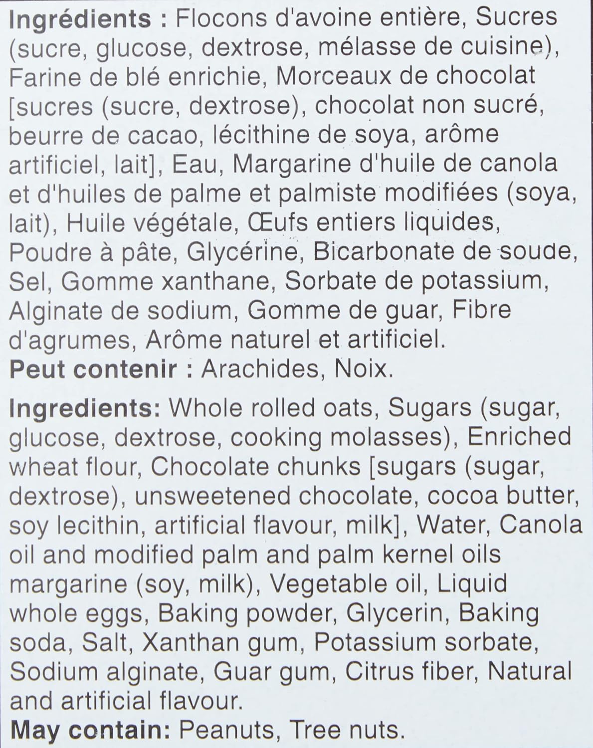 Big Daddy Cookies Chocolate Chunks Gourmet Cookies - 8 Count, 800g