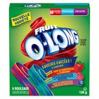 BETTY CROCKER FRUIT BY THE FOOT - VALUE PACK SIZE - Strawberry, Blue Raspberry, Berry Tie-Dye Fruit Flavoured Snacks, Pack of 30 Rolls, 637 Grams Package of Fruit Flavoured Snacks
