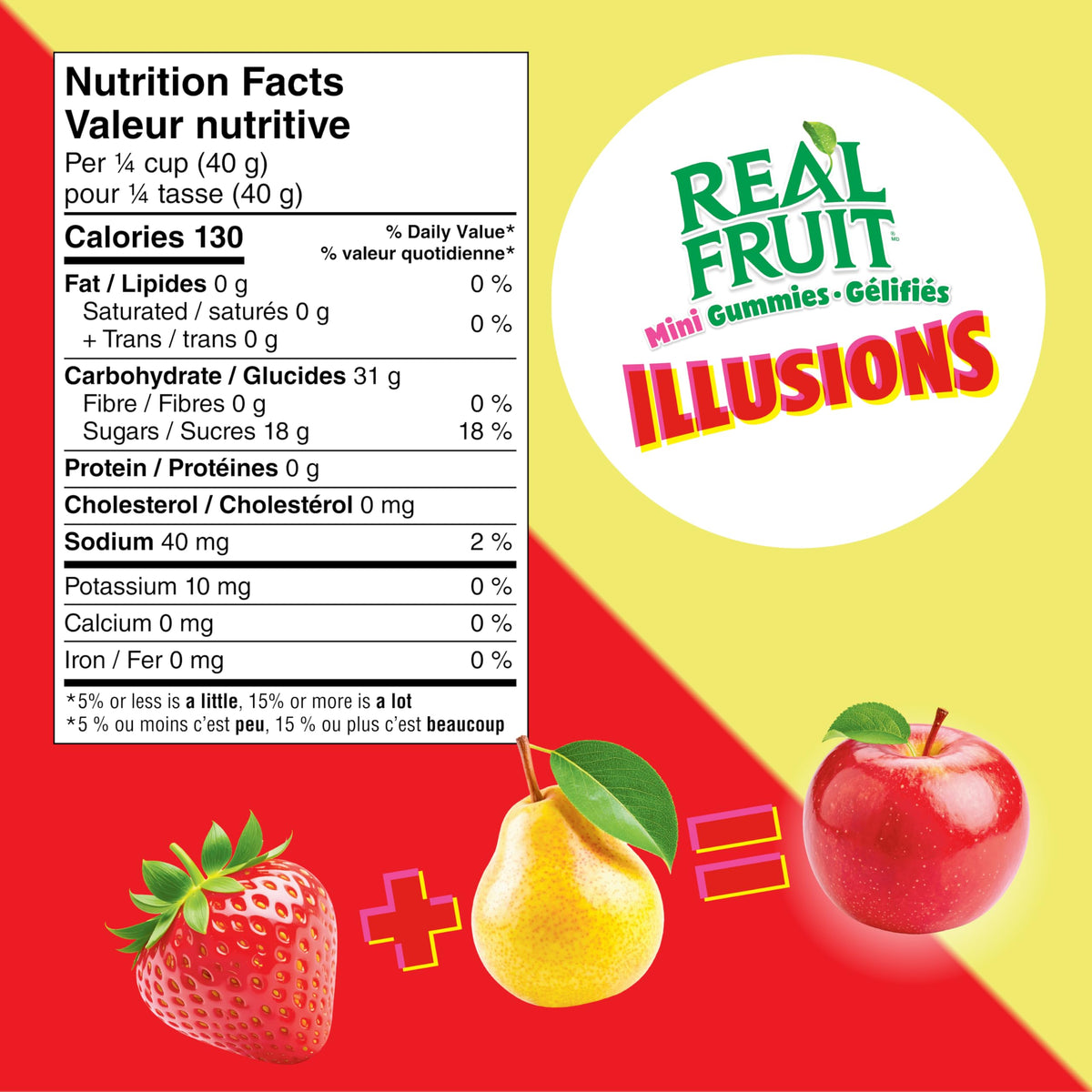 REALFRUIT Superfruits Gummy Candy - Made with Real Fruit, Vegan, Gluten & Peanut-Free Snack for Adults and Children, Proudly Canadian Company, Cranberry, Black Currant, Blueberry and Blackberry, 180g