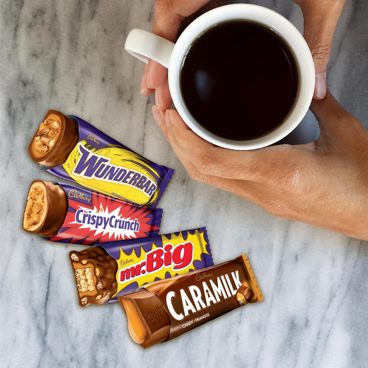 Cadbury Favourites, Assorted Mini Bars, Chocolate Bar, 300g (Pack of 27)