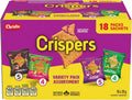 CRISPERS Variety Pack Crackers, 18 Snack Packs, 28g Each, 504g Box