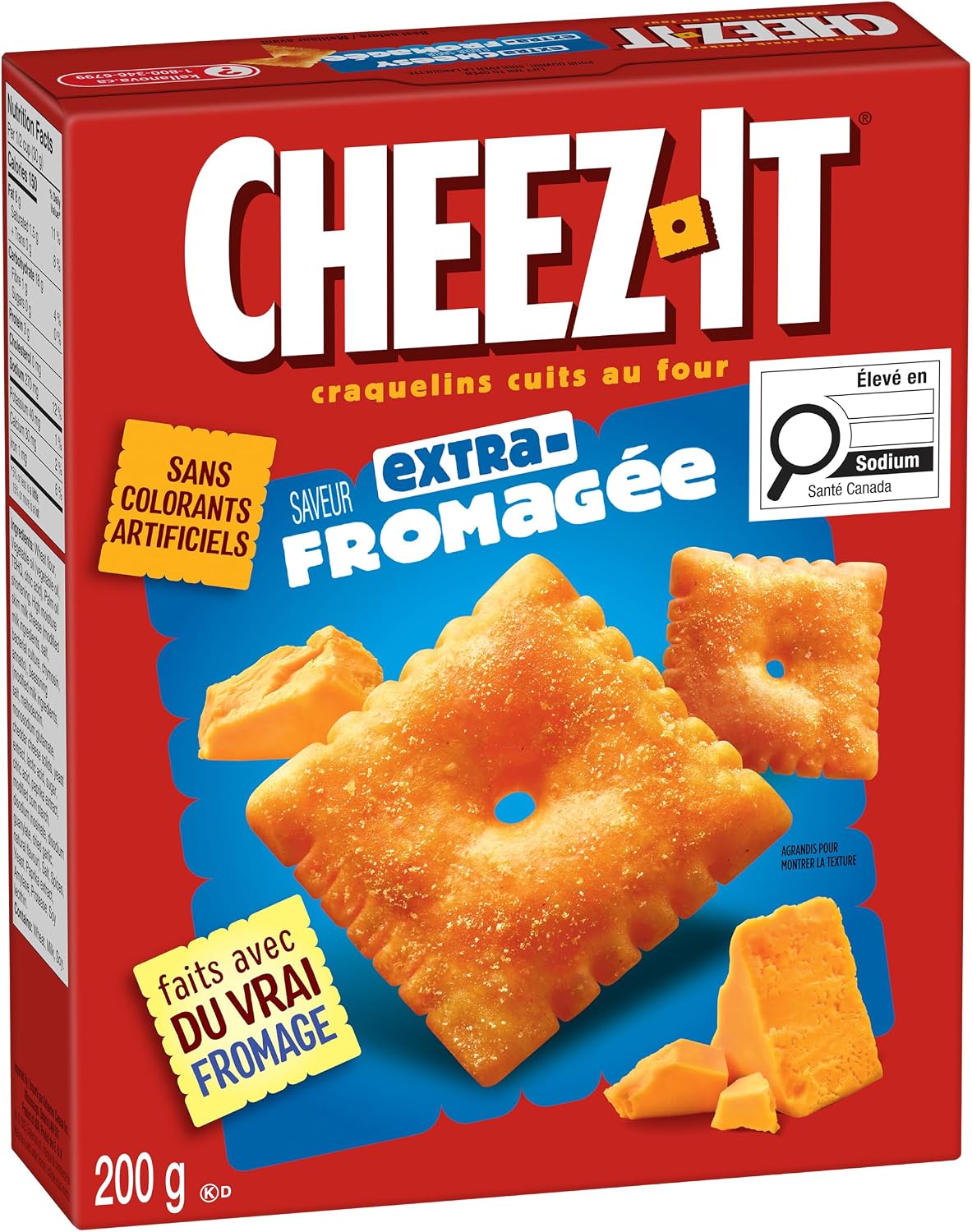 Cheez-It Baked Snack Crackers Extra Cheesy Flavour 200 gram