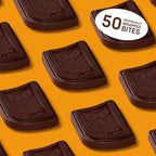 AWAKE - Caffeinated Chocolate Bites - Caramel Milk Chocolate, 50 Count - 50mg Caffeine - Individually Wrapped Energy Bites - Coffee Alternative - Fairtrade, Gluten Free, Non GMO - 0.48oz