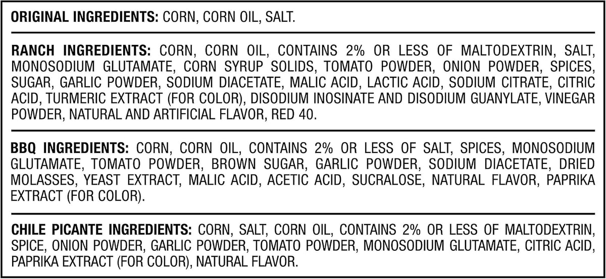 Corn Nuts Crunchy Corn Kernels Variety Pack - 12 Count / 1 Oz Bags by Cornnuts