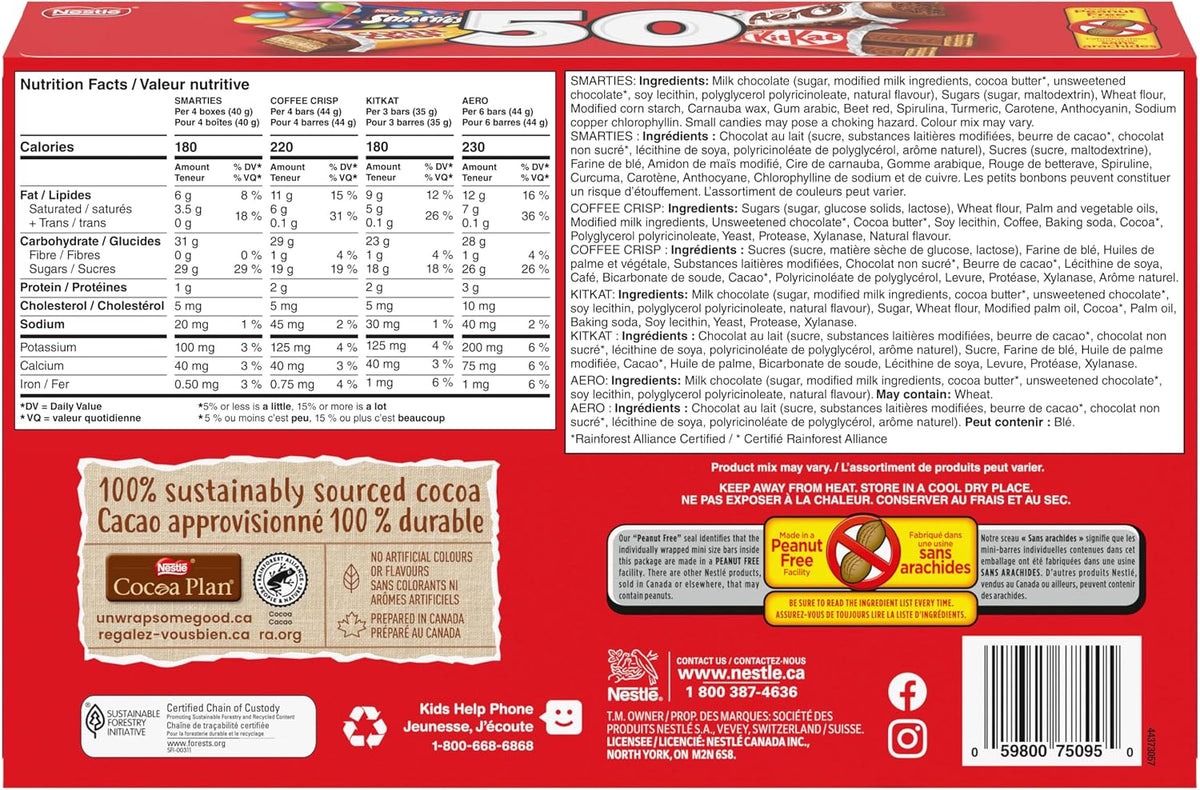 FAVOURITES Mini Bars & Candies, 485 g