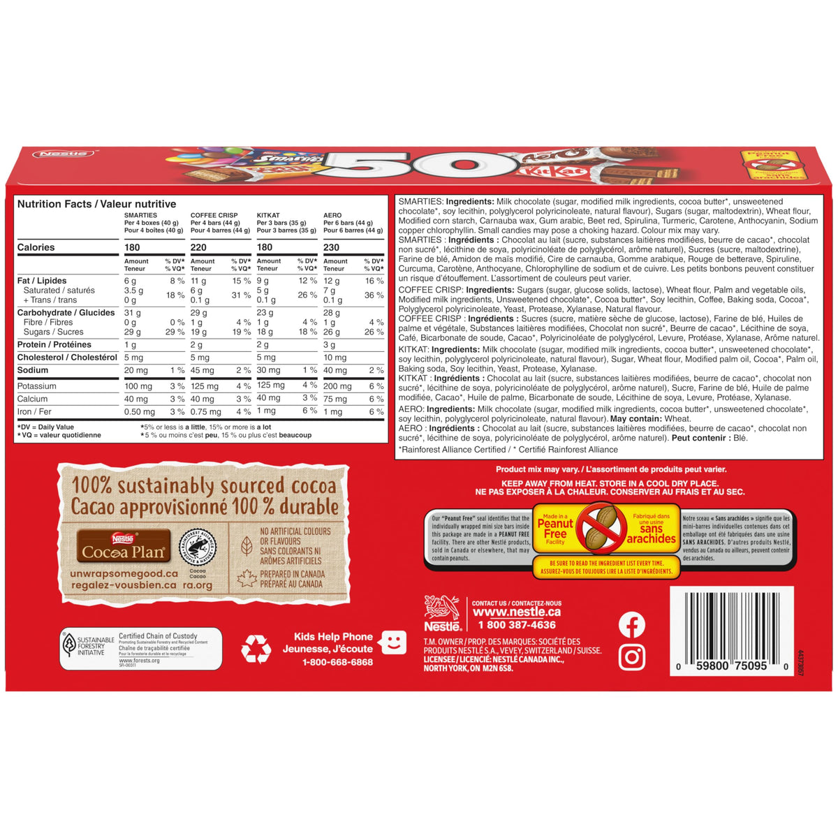 FAVOURITES Mini Bars & Candies, 485 g