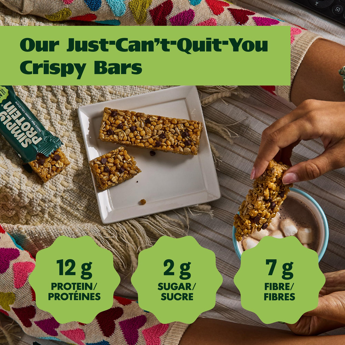 Simply Protein Best Sellers Variety Pack Protein Bars, Gluten Free, Vegan, High Protein Snacks, 15 Count