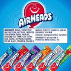 Airheads, Gravity Feed Assorted Candy - Box of 60 Individually Wrapped Bars, 15.6g per bar