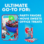 Airheads, Gravity Feed Assorted Candy - Box of 60 Individually Wrapped Bars, 15.6g per bar