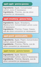 GoGo squeeZ Fruit Sauce Variety Pack, Apple, Strawberry, Peach, Banana, No Sugar Added. 90g per pouch, Pack of 20