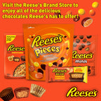 REESE'S PIECES Peanut Butter Candy, Resealable Bulk Bag, 1.36 kg