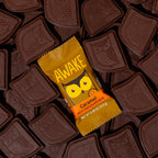 AWAKE - Caffeinated Chocolate Bites - Caramel Milk Chocolate, 50 Count - 50mg Caffeine - Individually Wrapped Energy Bites - Coffee Alternative - Fairtrade, Gluten Free, Non GMO - 0.48oz