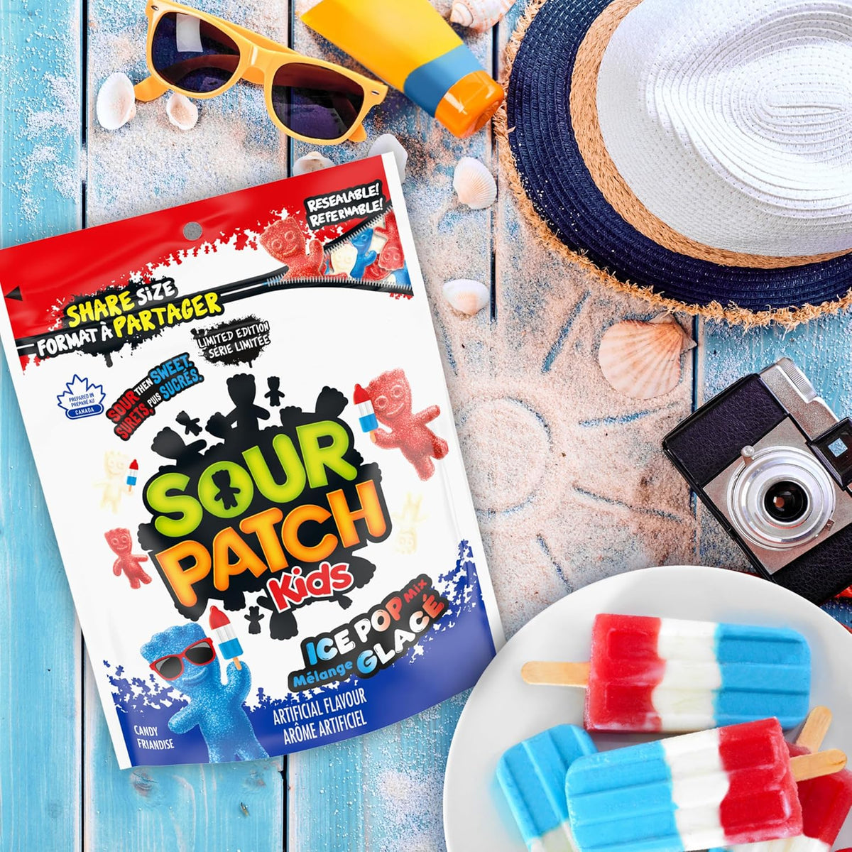 Sour Patch Kids Ice Pop Mix Candy 315 g