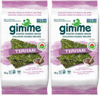gimMe Organic Roasted Seaweed Sea Salt Favour Snacks 30g Multipack 6 x 5g