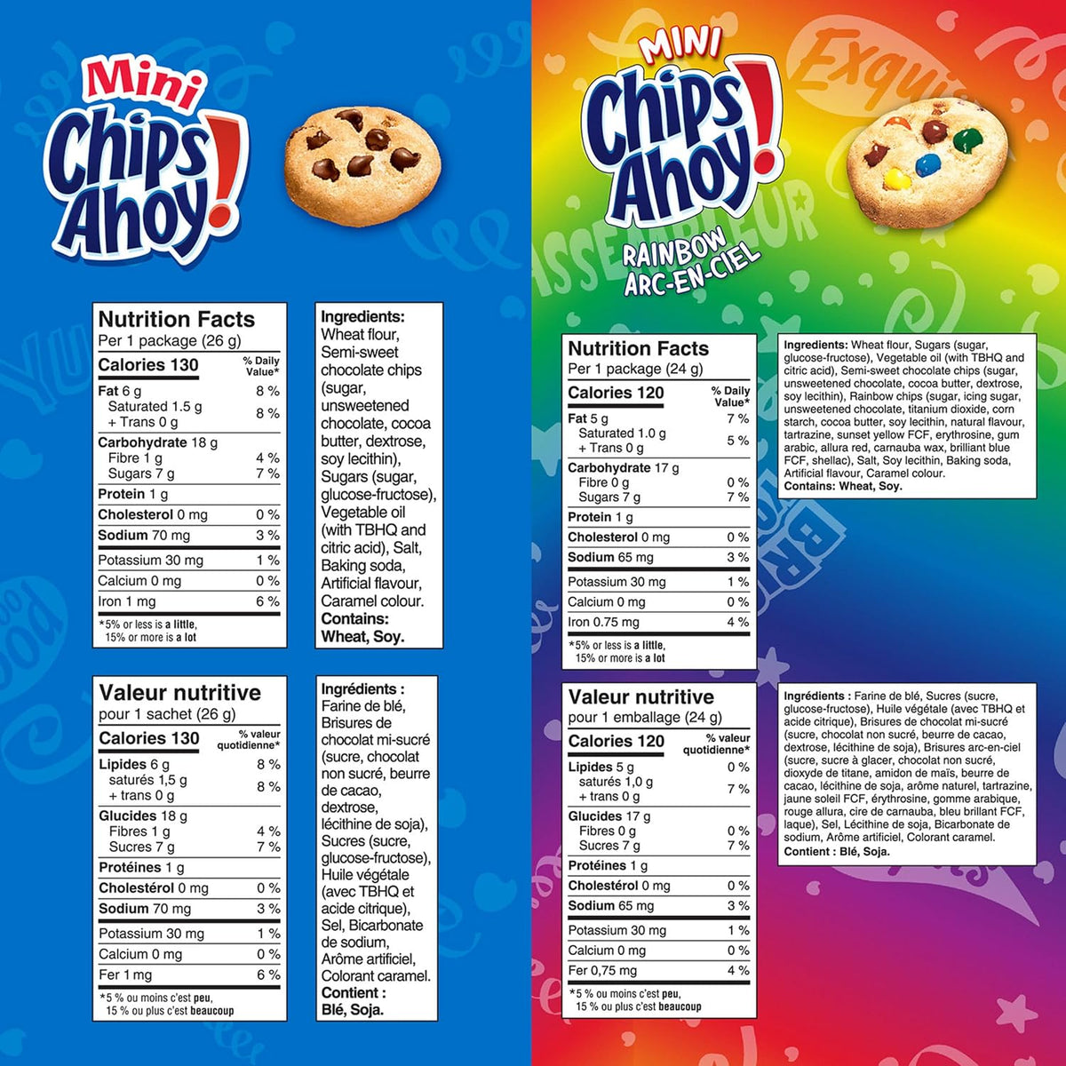 Oreo & Chips Ahoy! Mini Cookies Variety Pack, 600g