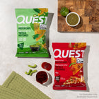 Quest Nutrition Chili Lime Flavour Tortilla Style Protein Chips, High Protein, Baked, Not Fried, Gluten Free, 1g Sugar, 4g Carbs, 8ct
