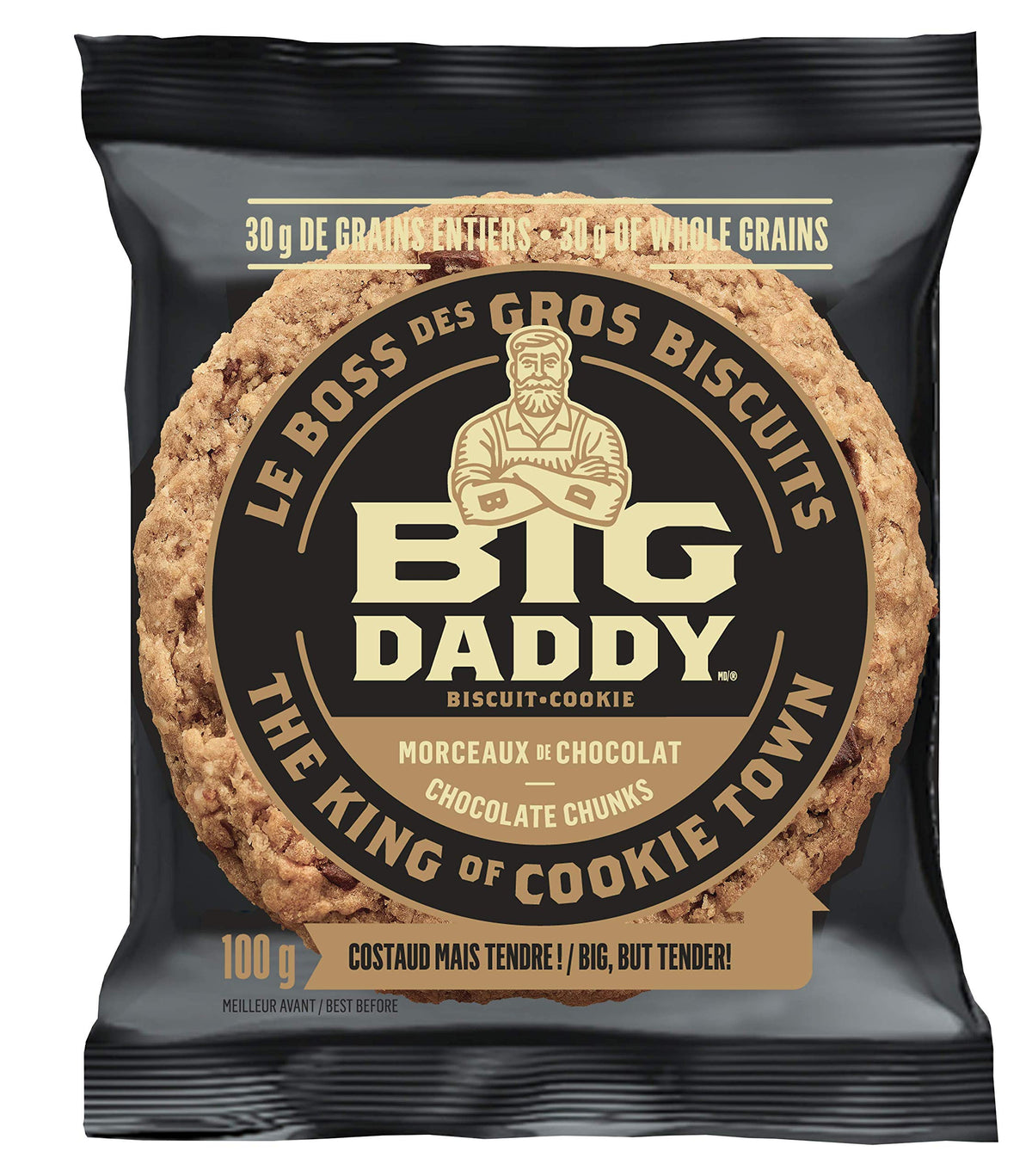 Big Daddy Cookies Chocolate Chunks Gourmet Cookies - 8 Count, 800g
